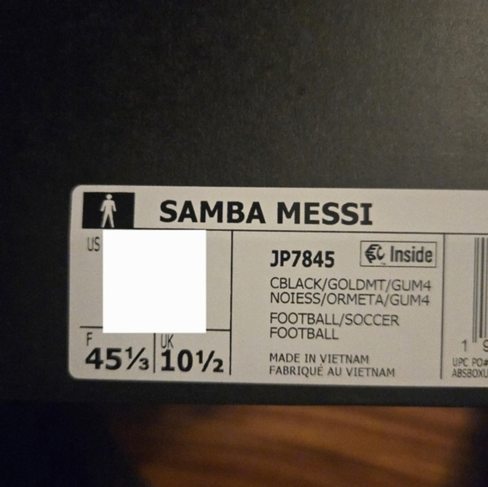 Adidas Samba Messi Men Miami CF Pink Black And Gum 032026 - Picture 9 of 9